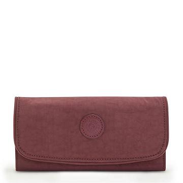 Kipling Money Land Snap Wallets Mahogany | AU 1793NW